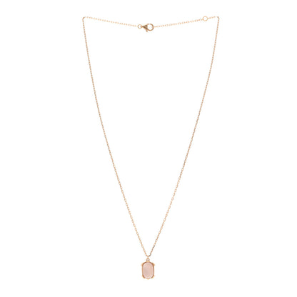 Cartier 18K Pink Gold Diamond Pink Mother Of Pearl Tortue Pendant Necklace 3 of 5