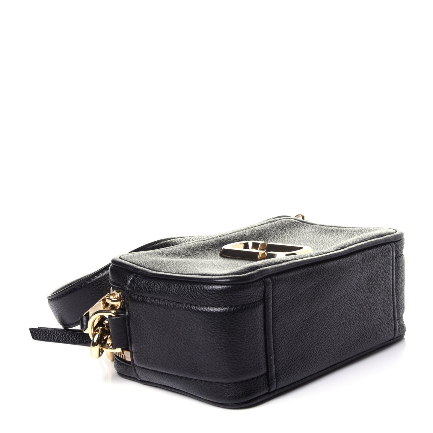 Calfskin Small Snapshot Camera Bag Black