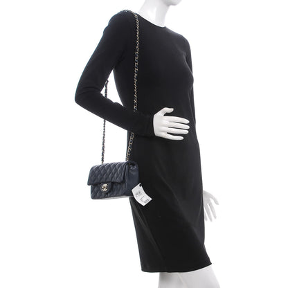 Chanel Caviar Quilted Mini Rectangular Flap Navy 2 of 10