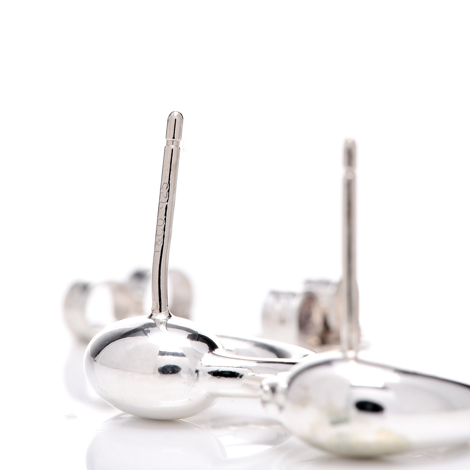 Tiffany Sterling Silver 11mm Elsa Peretti Eternal Circle Earrings 3 of 4