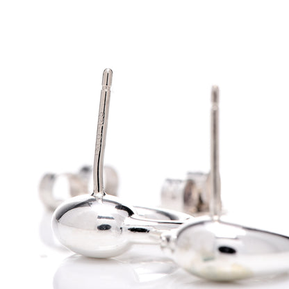 Tiffany Sterling Silver 11mm Elsa Peretti Eternal Circle Earrings 3 of 4