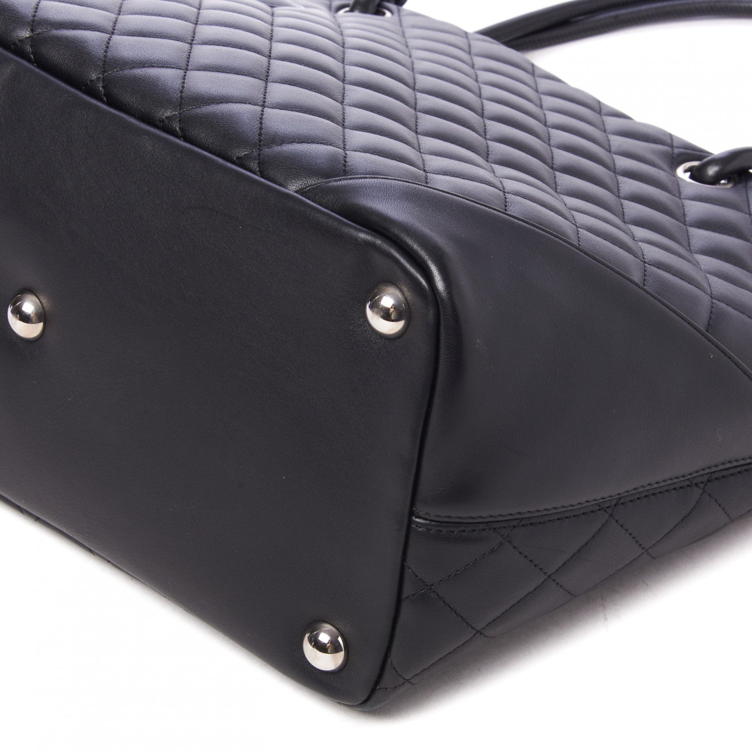 Chanel Calfskin Quilted Large Cambon Tote Black 5 of 8