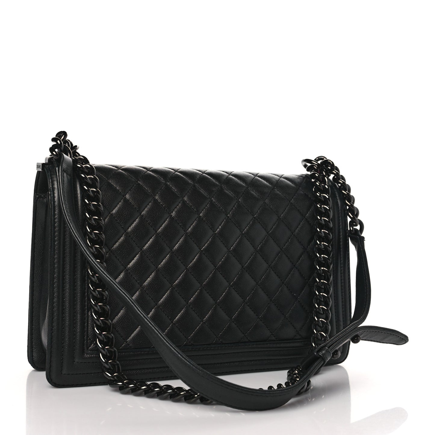 Caviar Quilted New Medium Boy Flap So Black