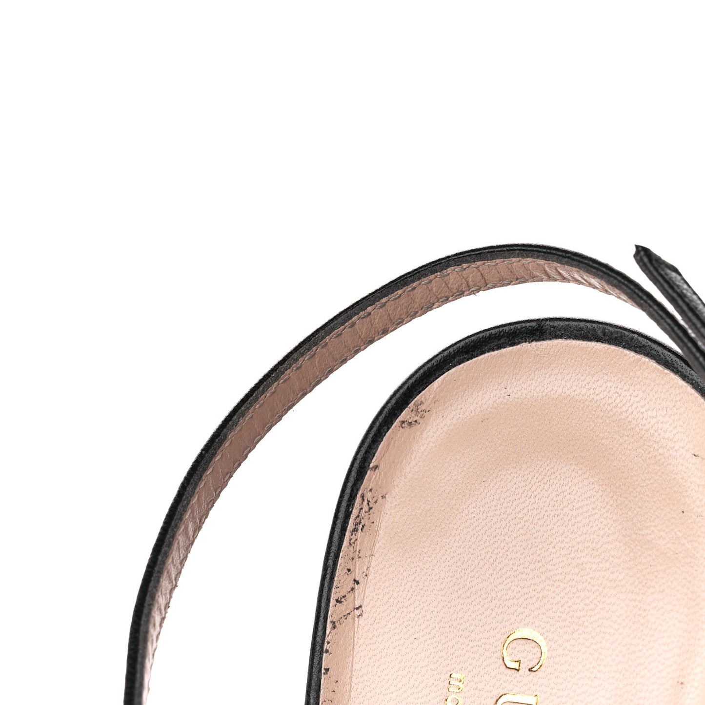Nappa Victoria Strappy Horsebit Sandals 36 Black