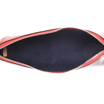 Louis Vuitton Monogram Elizabeth Pencil Pouch Red 5 of 8