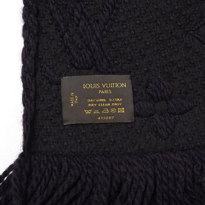 Louis Vuitton Wool Silk Logomania Scarf 4 of 4