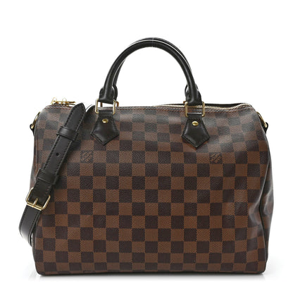 Louis Vuitton Damier Ebene Speedy Bandouliere 30 1 of 8