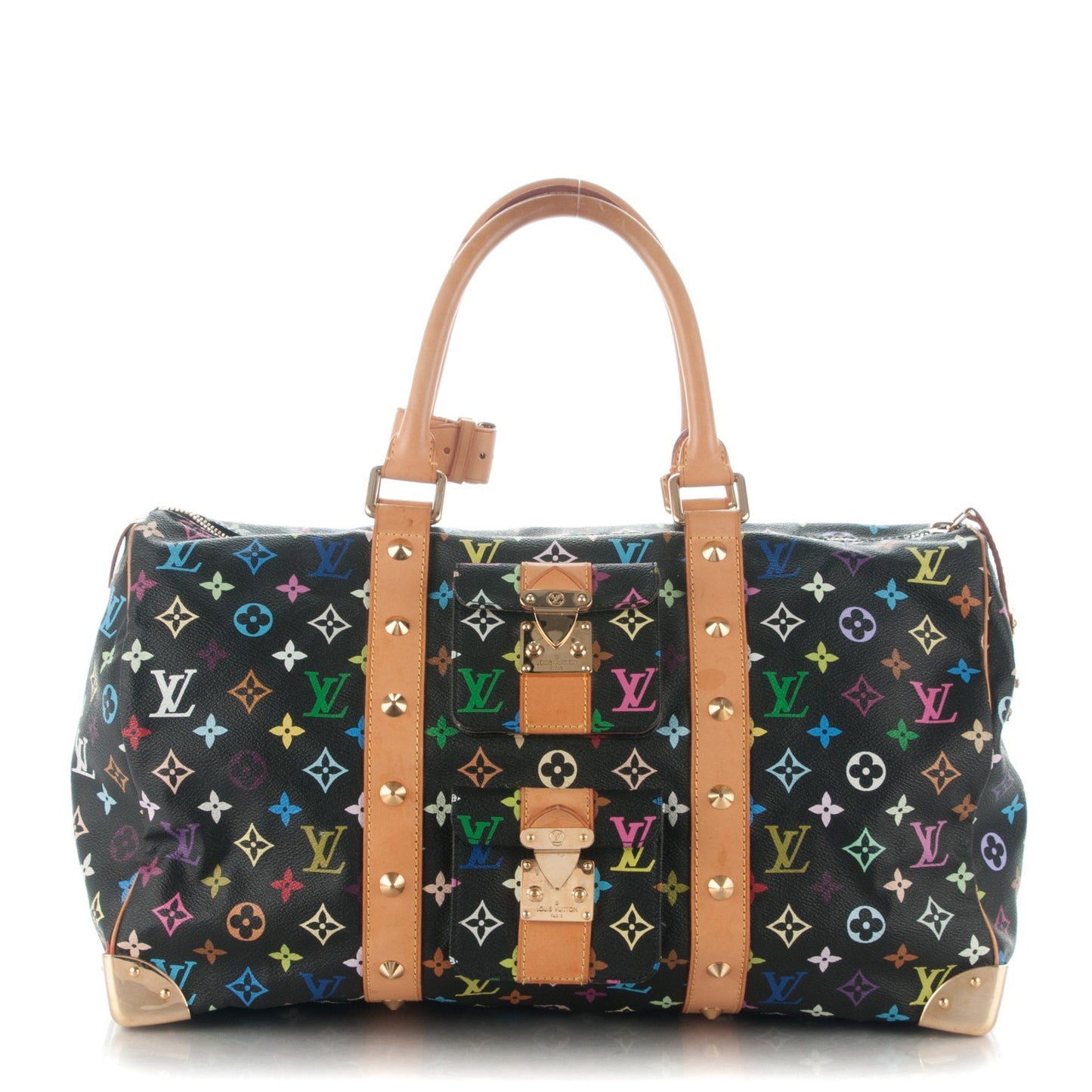 Monogram Multicolor Keepall 45 Black