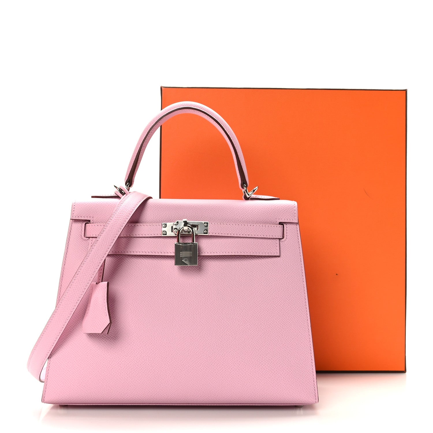 Hermes Epsom Kelly Sellier 25 Mauve Sylvestre 10 of 10