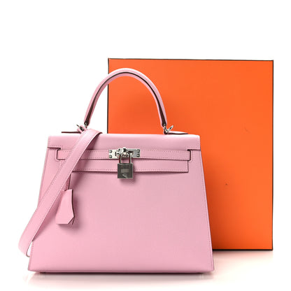 Hermes Epsom Kelly Sellier 25 Mauve Sylvestre 10 of 10