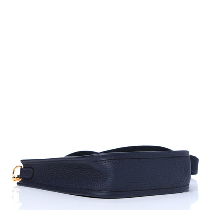 Hermes Taurillon Clemence Evelyne TPM Bleu Encre 4 of 14