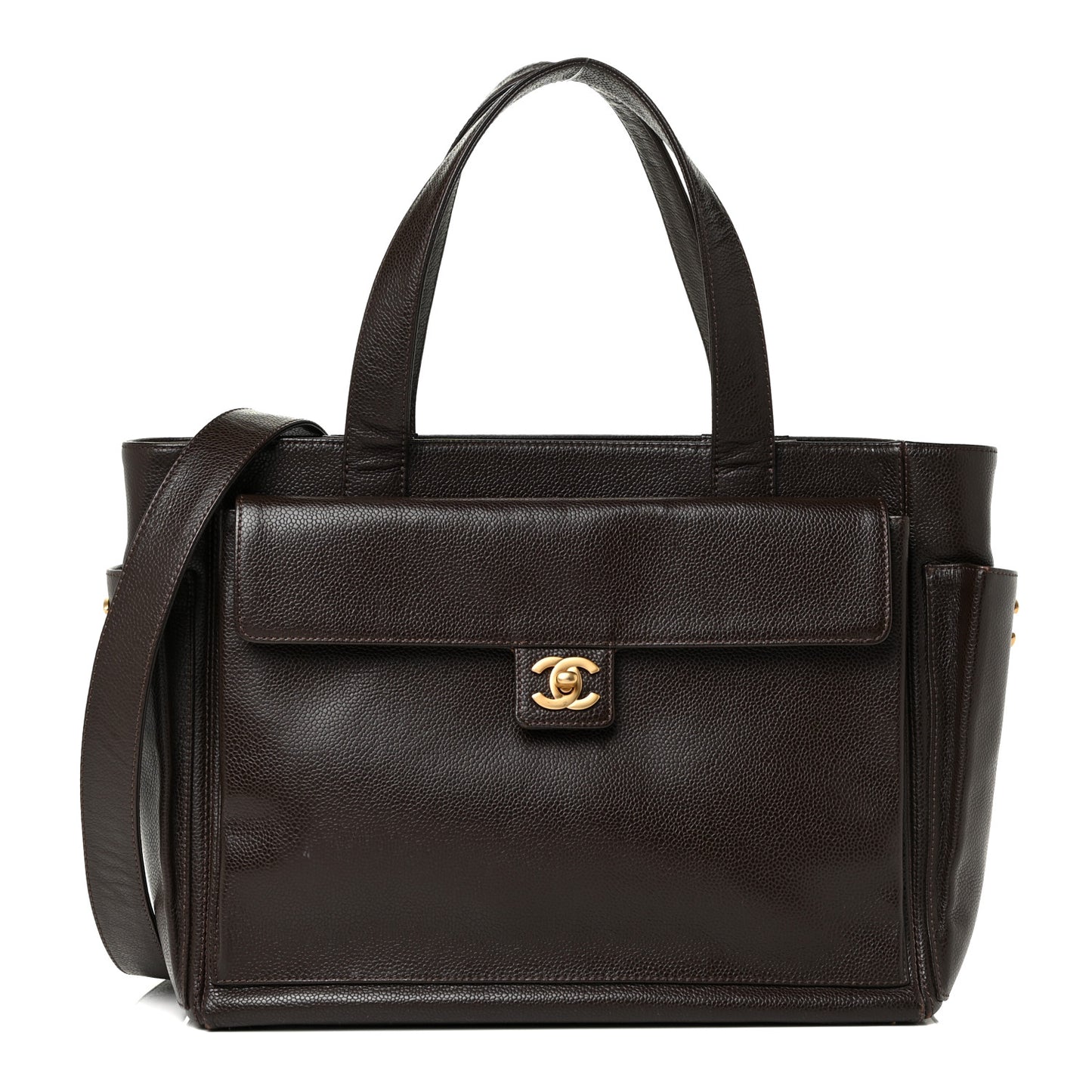 Caviar Shopper Tote Brown