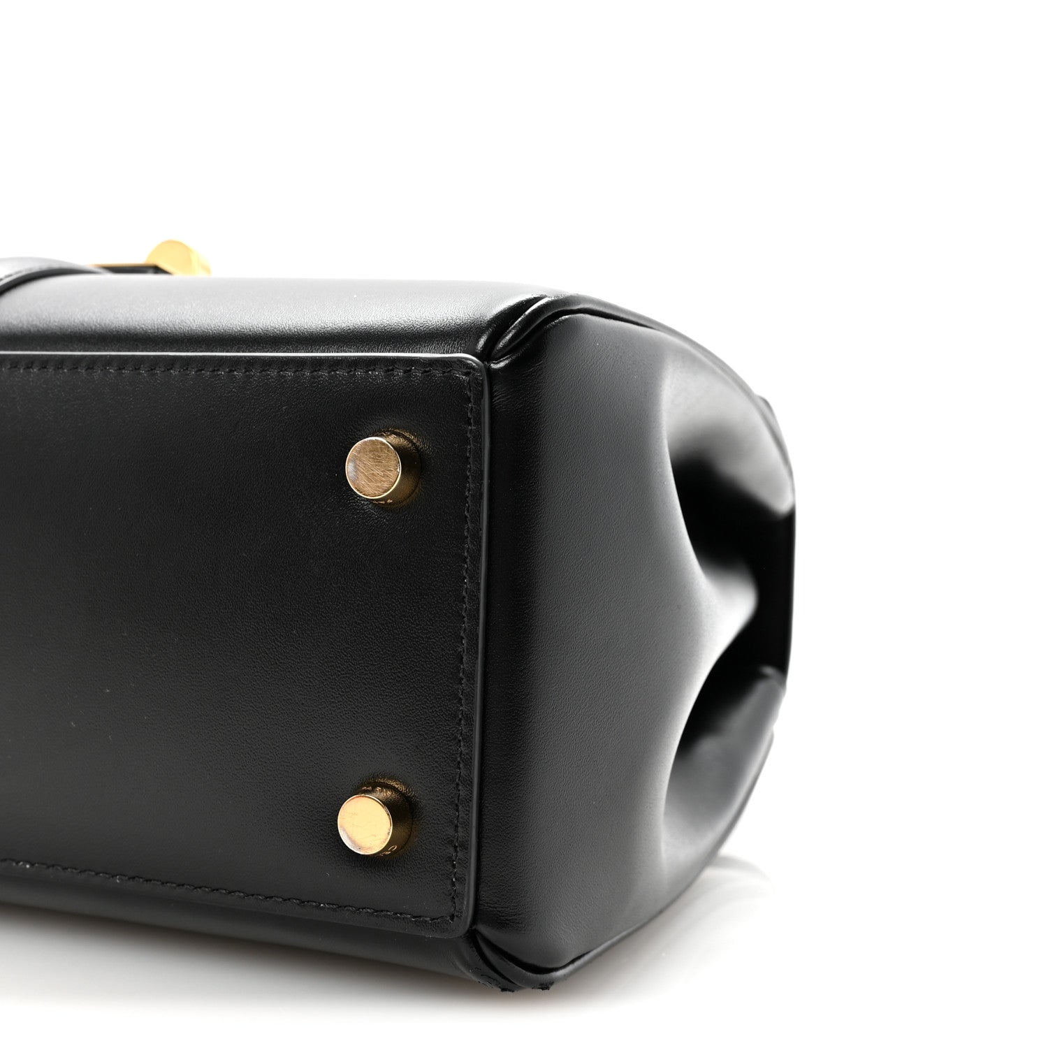Celine Satinated Calfskin Small 16 Top Handle Bag Black 10 of 10