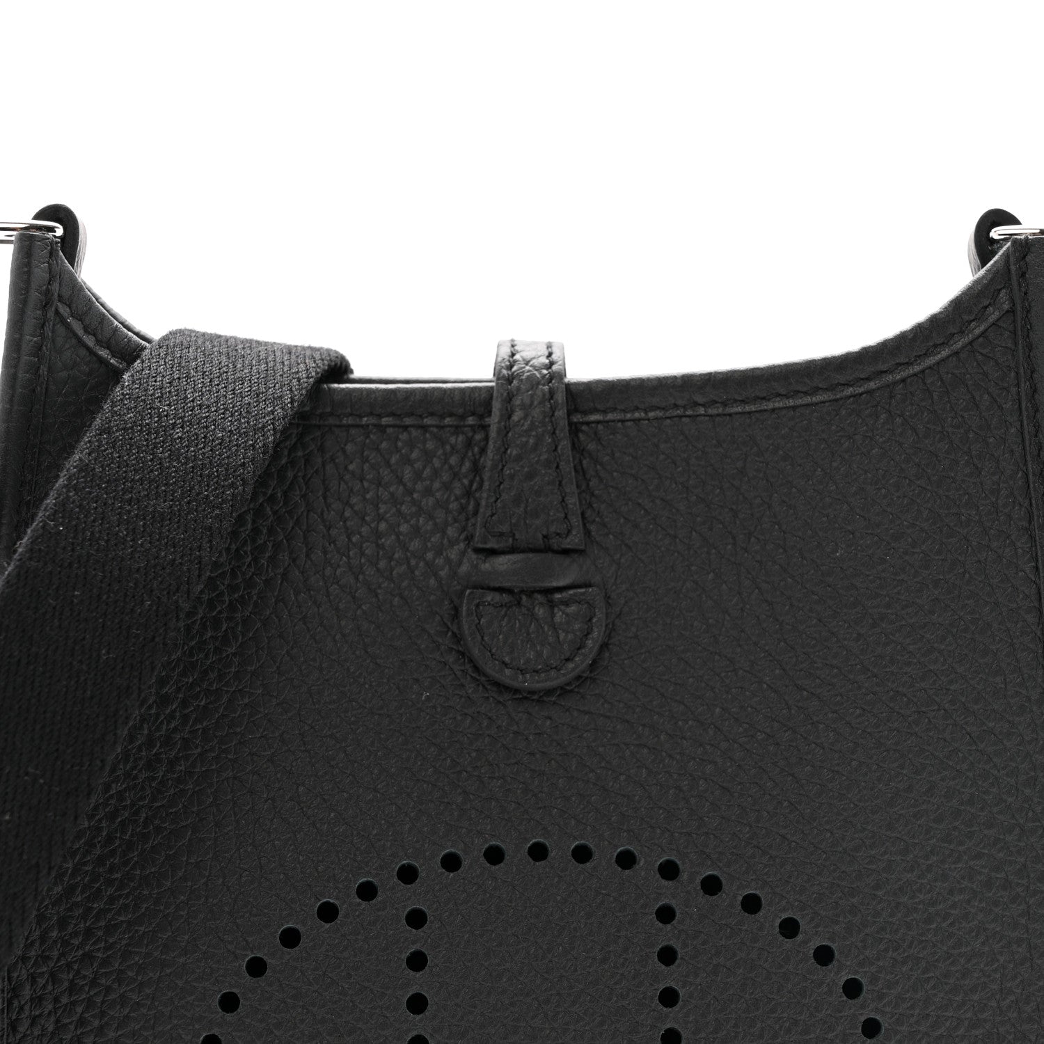 Hermes Taurillon Clemence Evelyne TPM Black 8 of 12