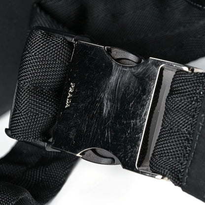 Prada Tessuto Nylon Saffiano Belt Bag Black 12 of 12