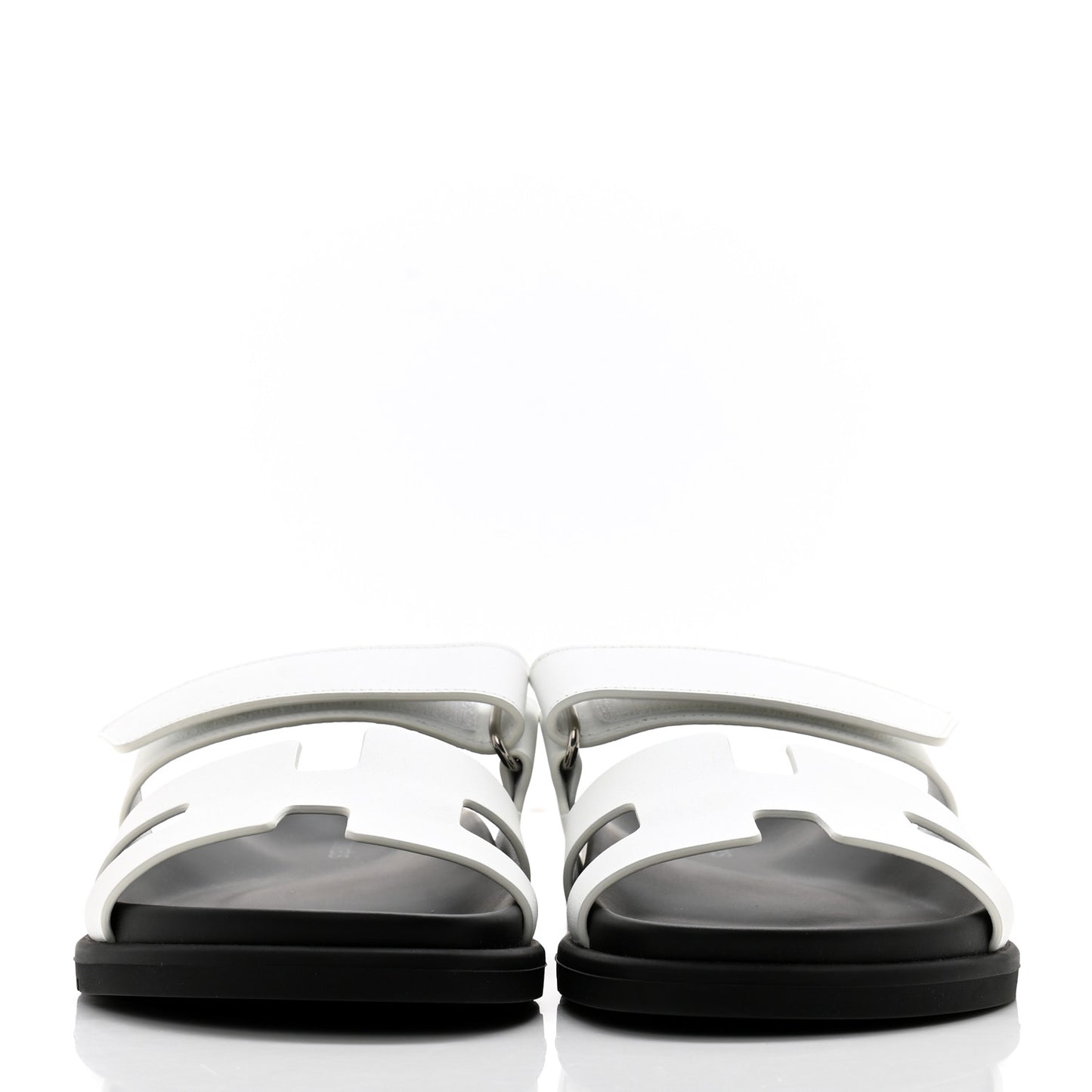 Calfskin Womens Chypre Sandals 38.5 White