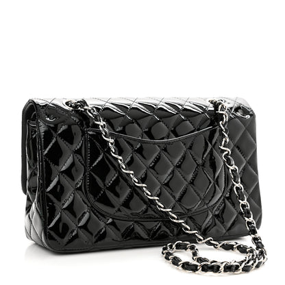 Chanel Patent Quilted Medium Double Flap Black 3 of 10