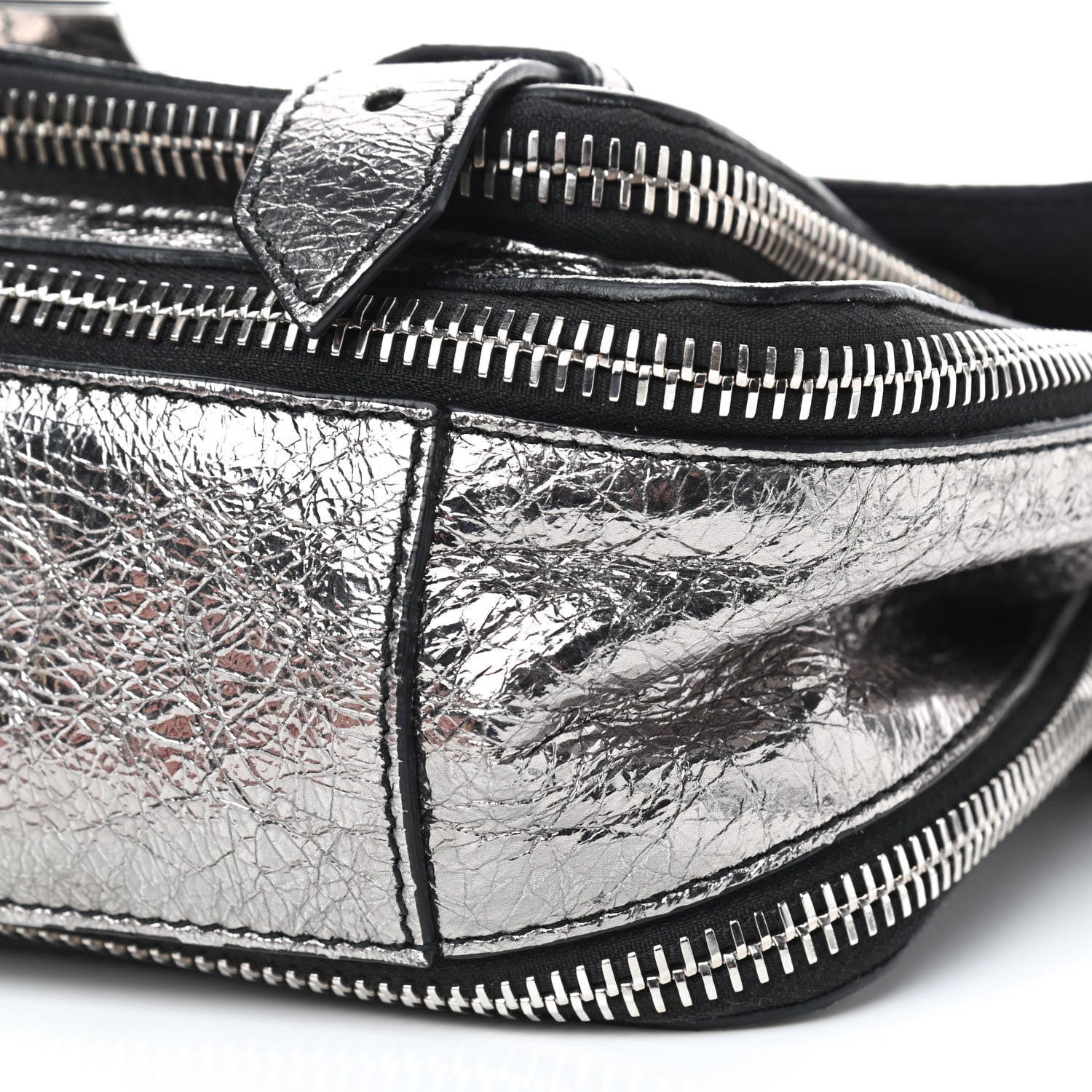 Proenza Schouler Metallic Lambskin PS1 Tiny Satchel Silver 7 of 9
