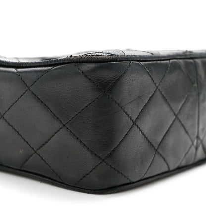 Chanel Lambskin Quilted CC Tassel Camera Case Black 11 of 13