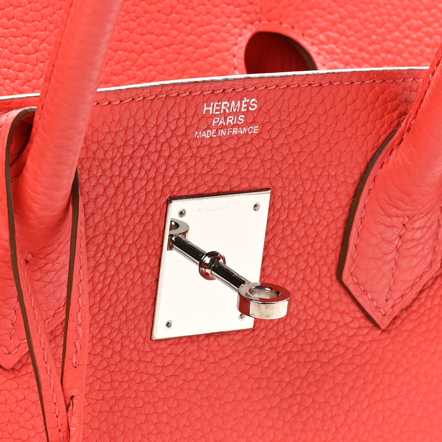 Hermes Taurillon Clemence Birkin 30 Rose Jaipur 6 of 10