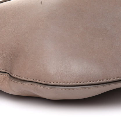 Chloe Grain Calfskin Kiss Hobo Motty Grey 9 of 11