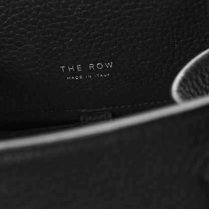 The Row Grained Calfskin Soft Margaux 10 Bag Black 6 of 9