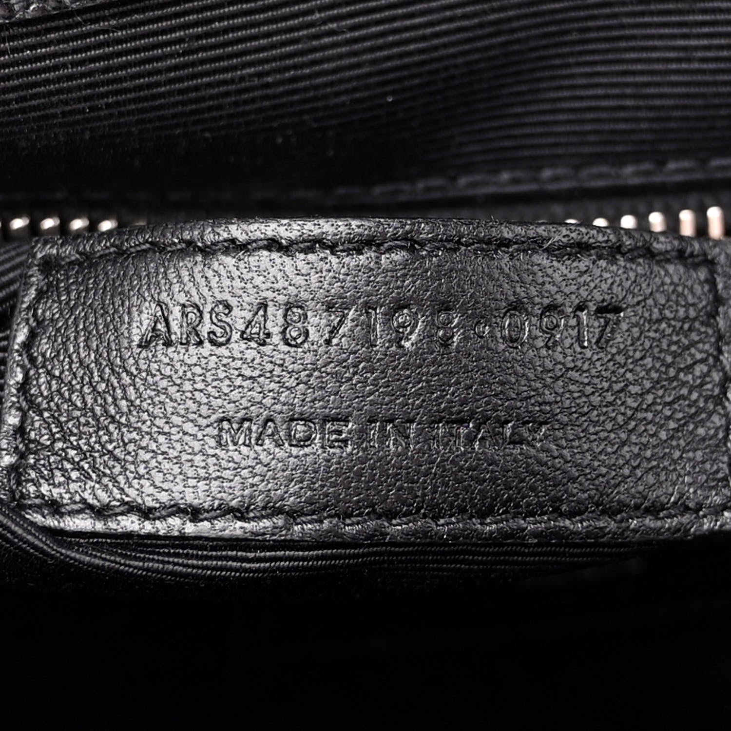 Saint Laurent Grain De Poudre Textured Mixed Matelasse Large Triquilt Monogram Satchel Black 7 of 12