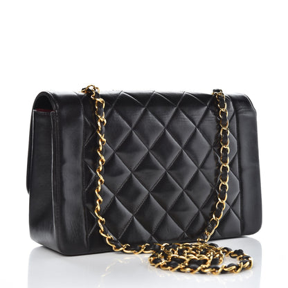 Chanel Lambskin Quilted Medium Single Flap Black 3 of 10