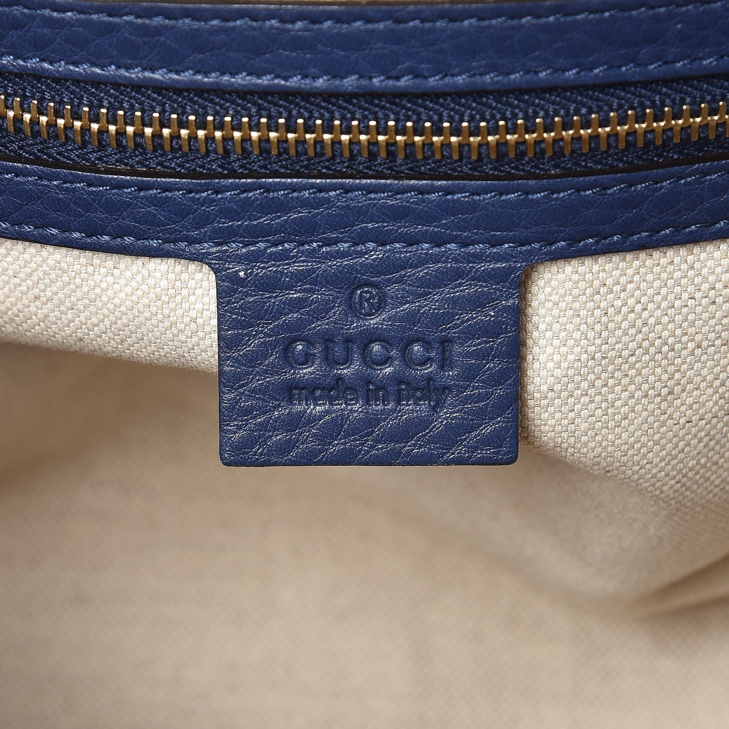 Gucci Monogram Vintage Web Small Boston Blue 7 of 8