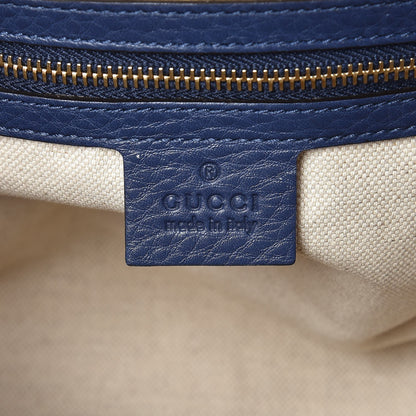 Gucci Monogram Vintage Web Small Boston Blue 7 of 8