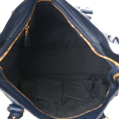 Balenciaga Agneau Giant 12 Gold Hardware City Bleu Obscur 5 of 10