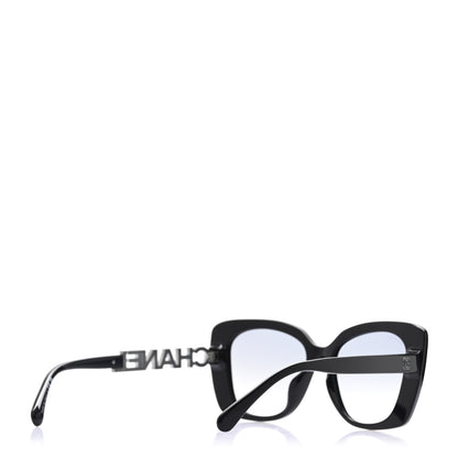 Chanel Acetate Strass Square Sunglasses 5422-B-A Black 4 of 6
