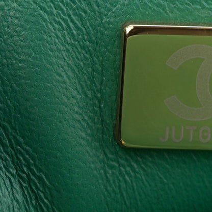 Chanel Aged Calfskin Quilted 2.55 Reissue Mini Flap Green 7 of 10
