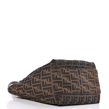 Fendi Zucca Small Chef Shopping Tote Tobacco Moro 4 of 11