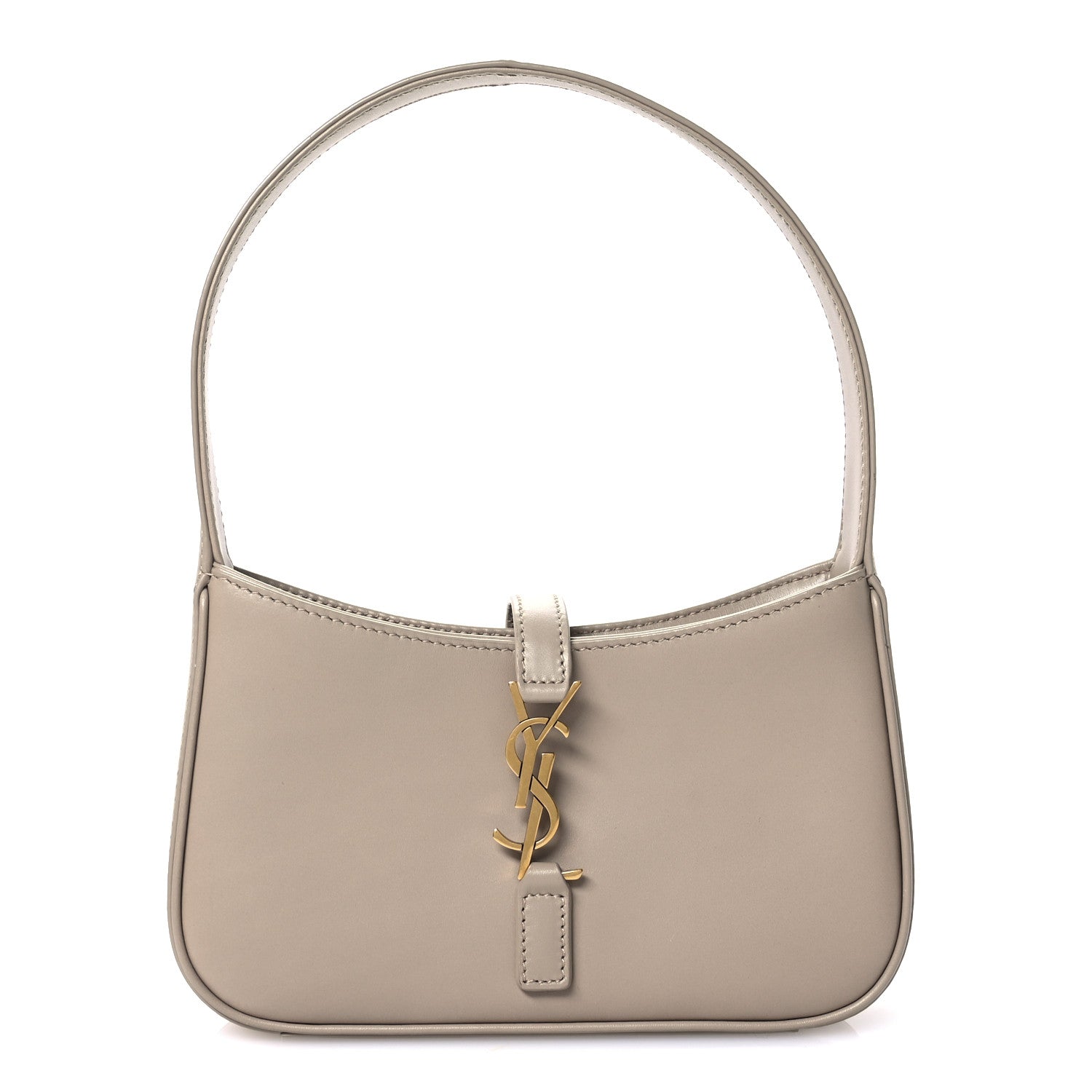 Saint Laurent Smooth Calfskin Le 5 A 7 Mini Hobo Rosy Sand 8 of 11