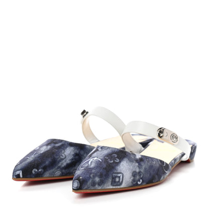 Christian Louboutin Jeans Punk Loubi Choc Lock Flats 37 Multicolor 3 of 7
