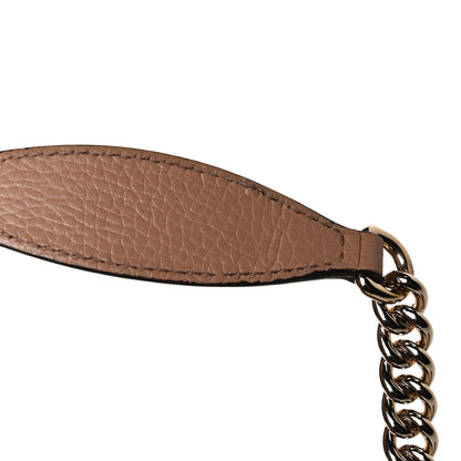 Gucci Pebbled Calfskin Medium Soho Chain Shoulder Bag Camelia 12 of 14