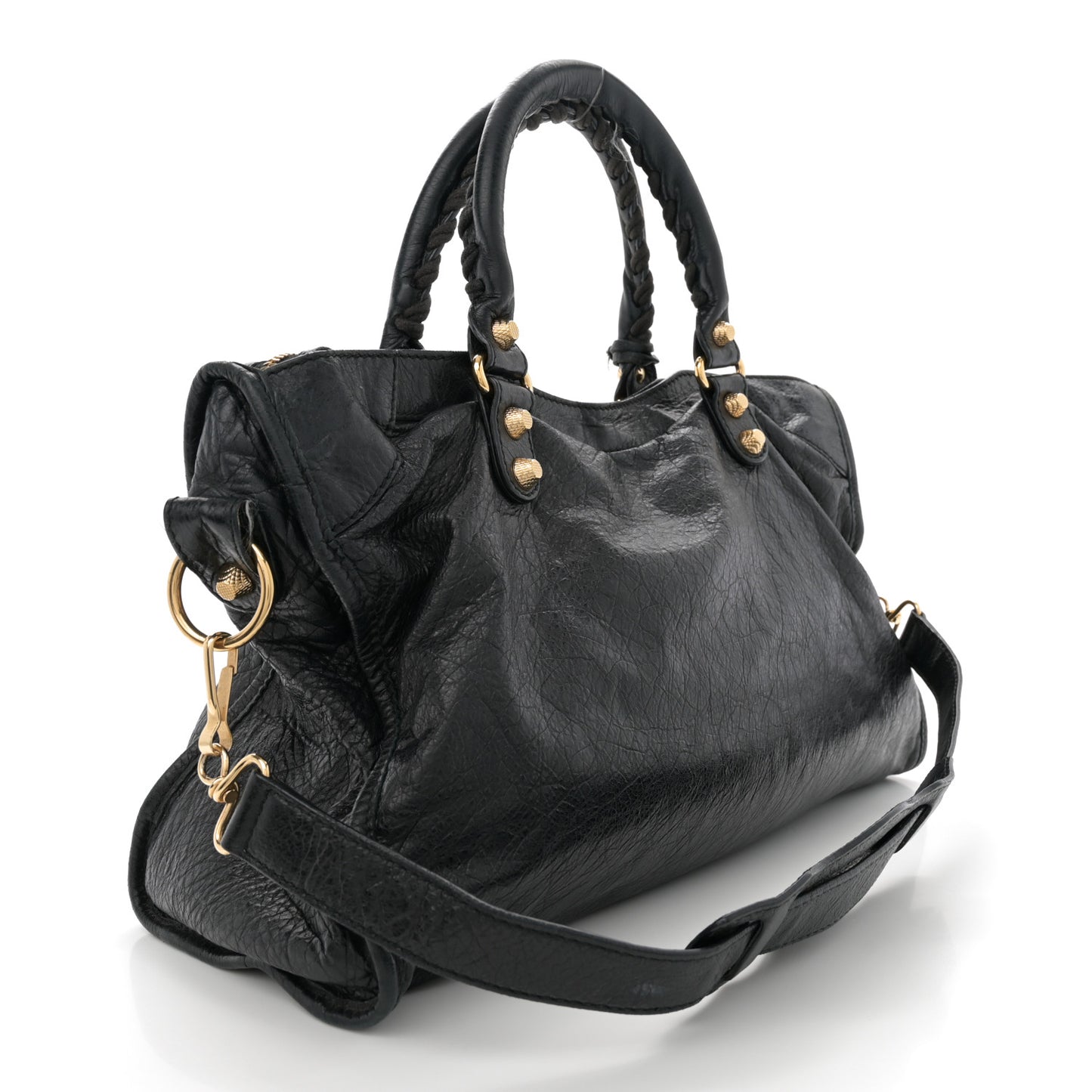 Agneau Giant 12 Gold Hardware City Black