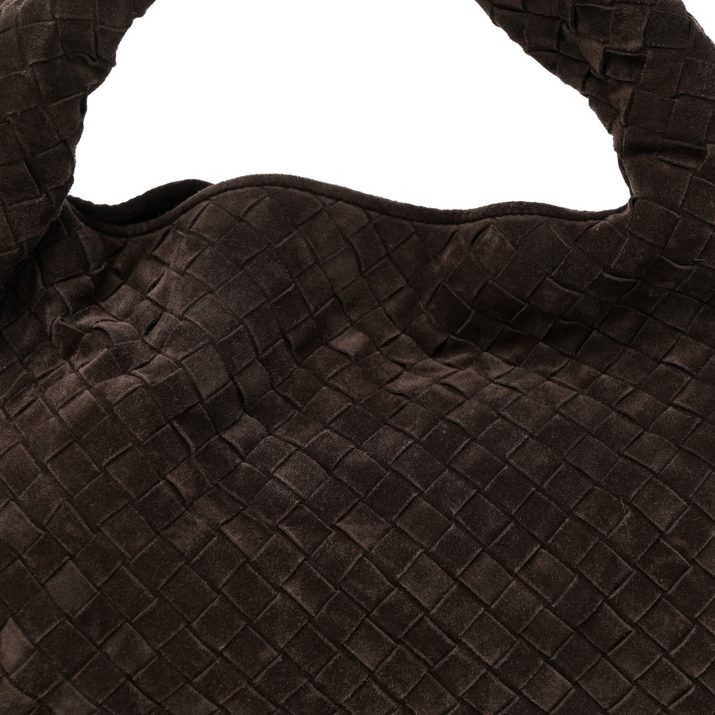 Suede Intrecciato Small Hop Fondant