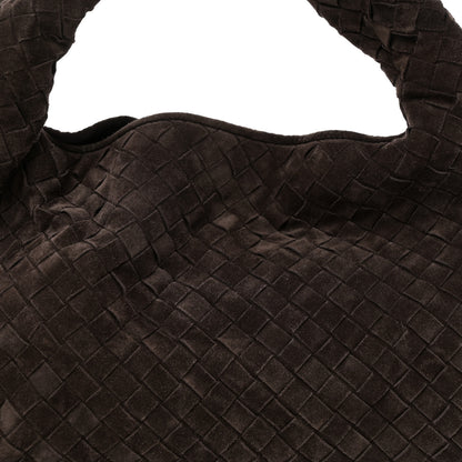 Bottega Veneta Suede Intrecciato Small Hop Fondant 7 of 9