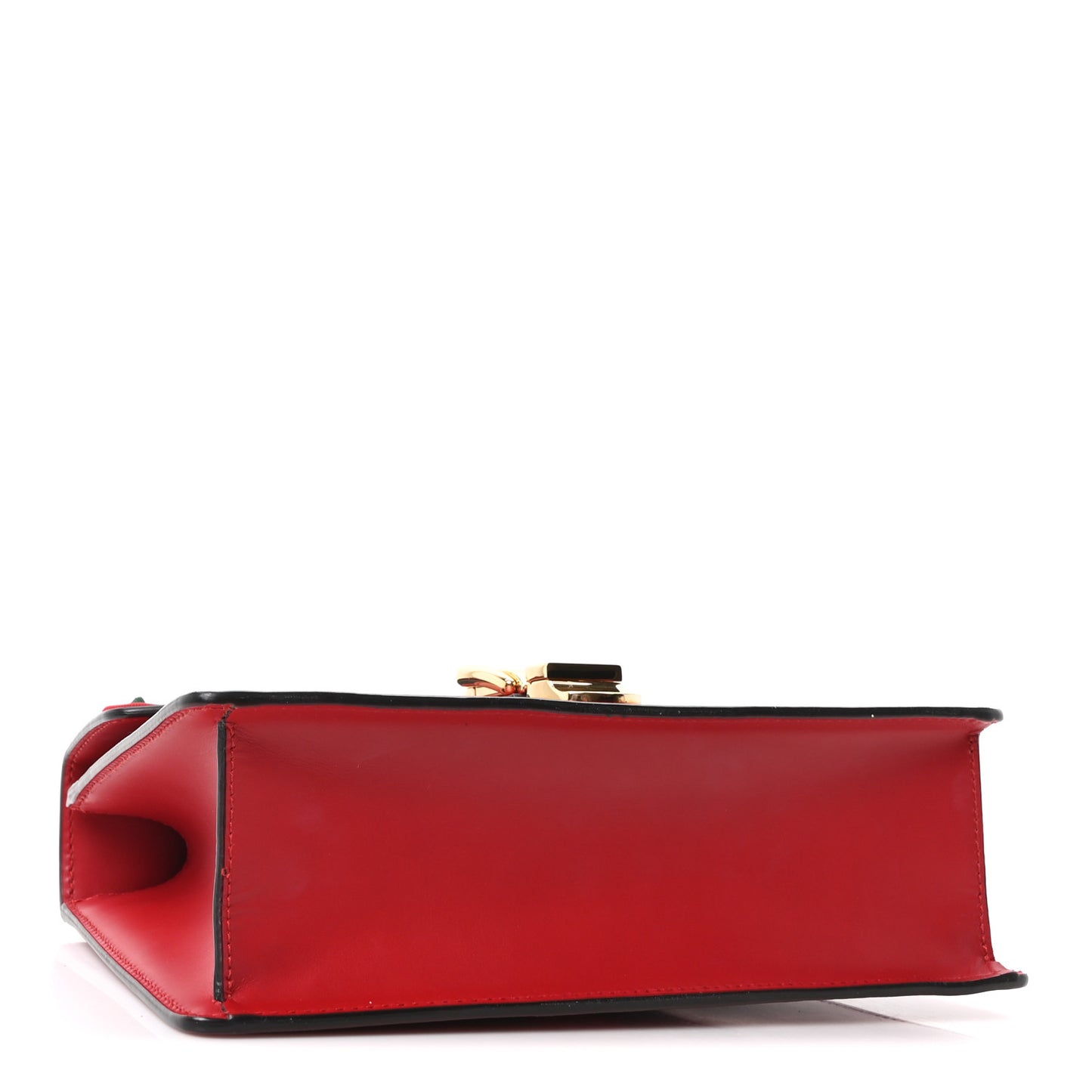 Calfskin Small Sylvie Shoulder Bag Hibiscus Red