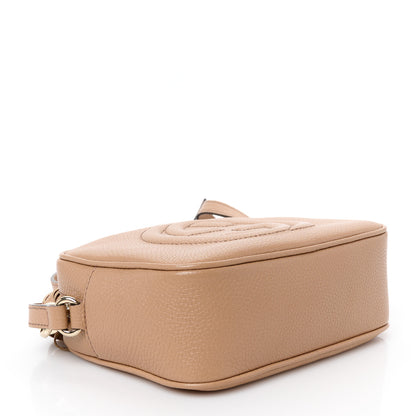 Gucci Pebbled Calfskin Small Soho Disco Bag Camelia 4 of 11