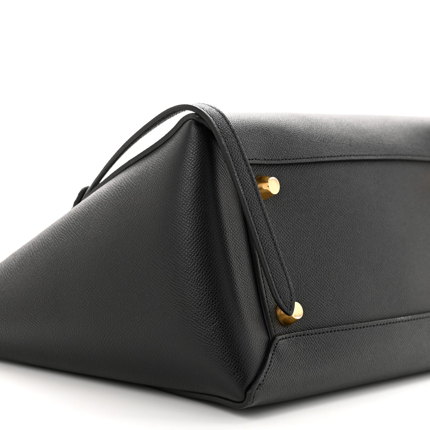 Grained Calfskin Mini Belt Bag Black