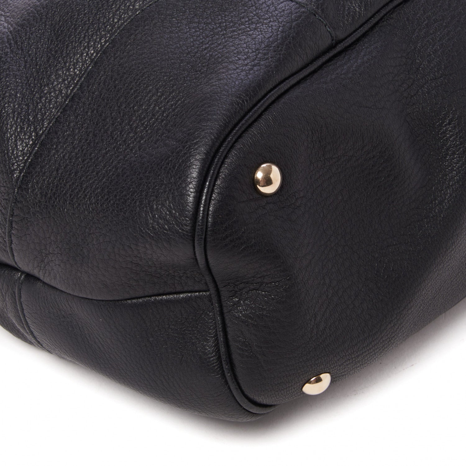 Gucci Deerskin Medium Sienna Bit Tote Black 5 of 8