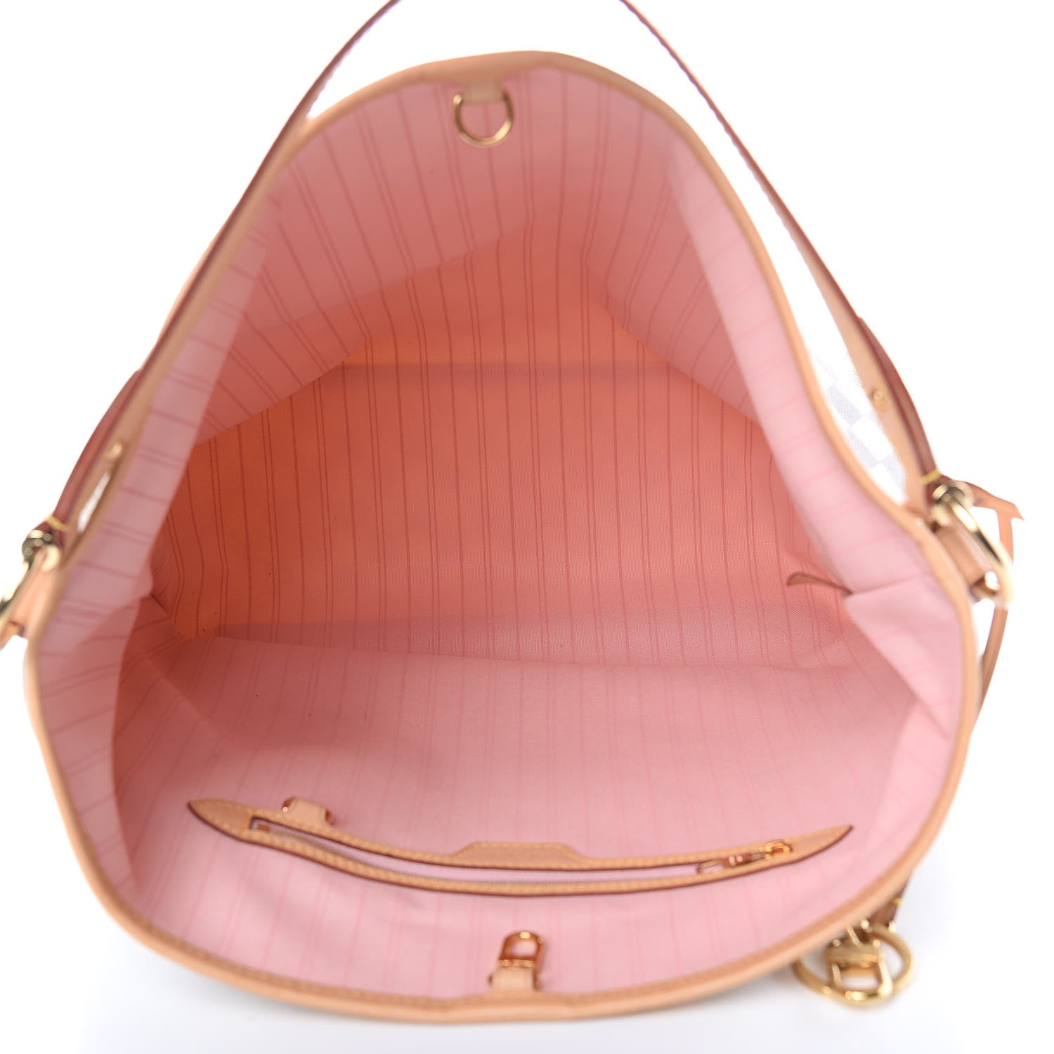Louis Vuitton Damier Azur Delightful MM Rose Ballerine 5 of 11
