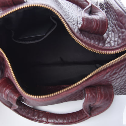 Alexander Wang Pebbled Lambskin Rocco Beet Antique Brass Hardware 6 of 9