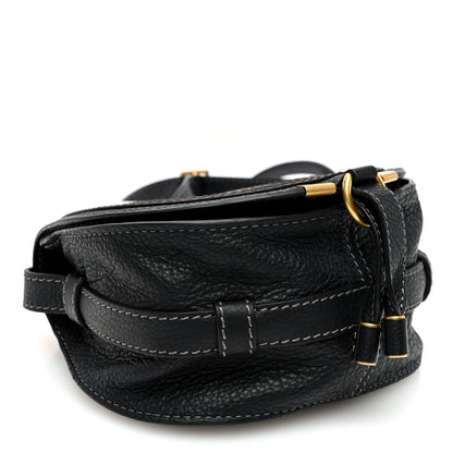 Chloe Calfskin Mini Marcie Round Crossbody Bag Black 4 of 9
