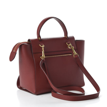 Celine Baby Grained Calfskin Micro Belt Bag Ruby 3 of 9