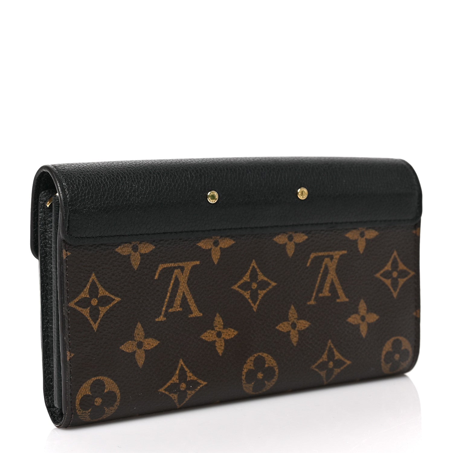 Louis Vuitton Monogram Pallas Wallet Black 3 of 6