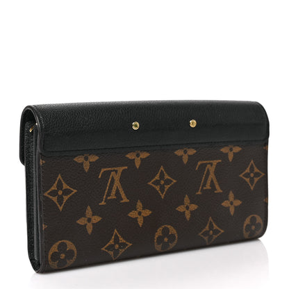 Louis Vuitton Monogram Pallas Wallet Black 3 of 6